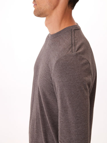 Kye Triblend Long Sleeve Crew Mens Tops Tshirt Long Threads 4 Thought