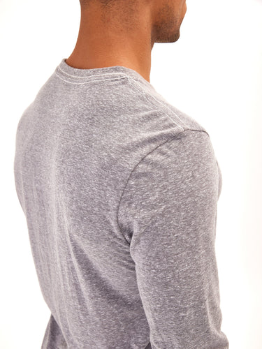 Kye Triblend Long Sleeve Crew Mens Tops Tshirt Long Threads 4 Thought