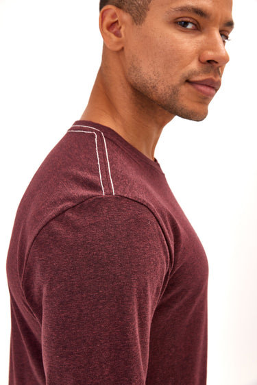 Kye Triblend Long Sleeve Crew Mens Tops Tshirt Long Threads 4 Thought