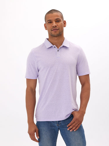Baseline 2 Button Short Sleeve Polo Mens Tops Tshirt Short Threads 4 Thought 