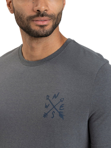 Traveler Triblend Graphic Tee Mens Tops Tshirt Short Threads 4 Thought