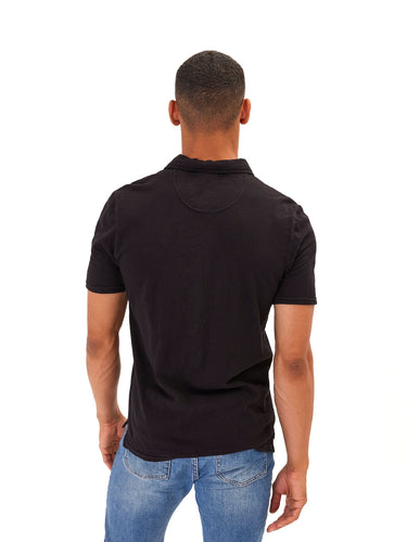 Slub Jersey Polo Mens Tops Tshirt Short Threads 4 Thought 