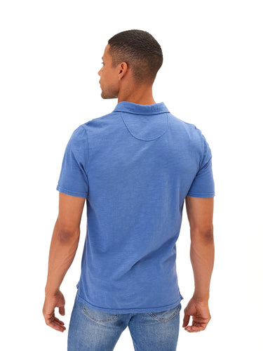 Slub Jersey Polo Mens Tops Tshirt Short Threads 4 Thought 