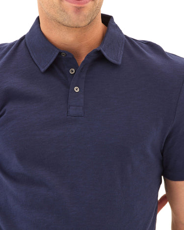 Slub Jersey Polo Mens Tops Tshirt Short Polo Threads 4 Thought 