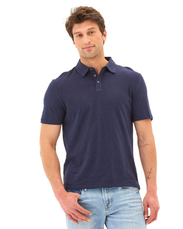 Slub Jersey Polo Mens Tops Tshirt Short Polo Threads 4 Thought 