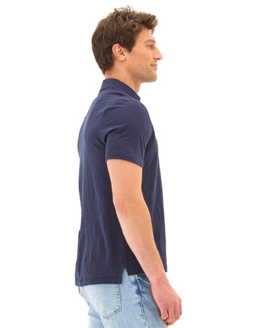 Slub Jersey Polo Mens Tops Tshirt Short Polo Threads 4 Thought 