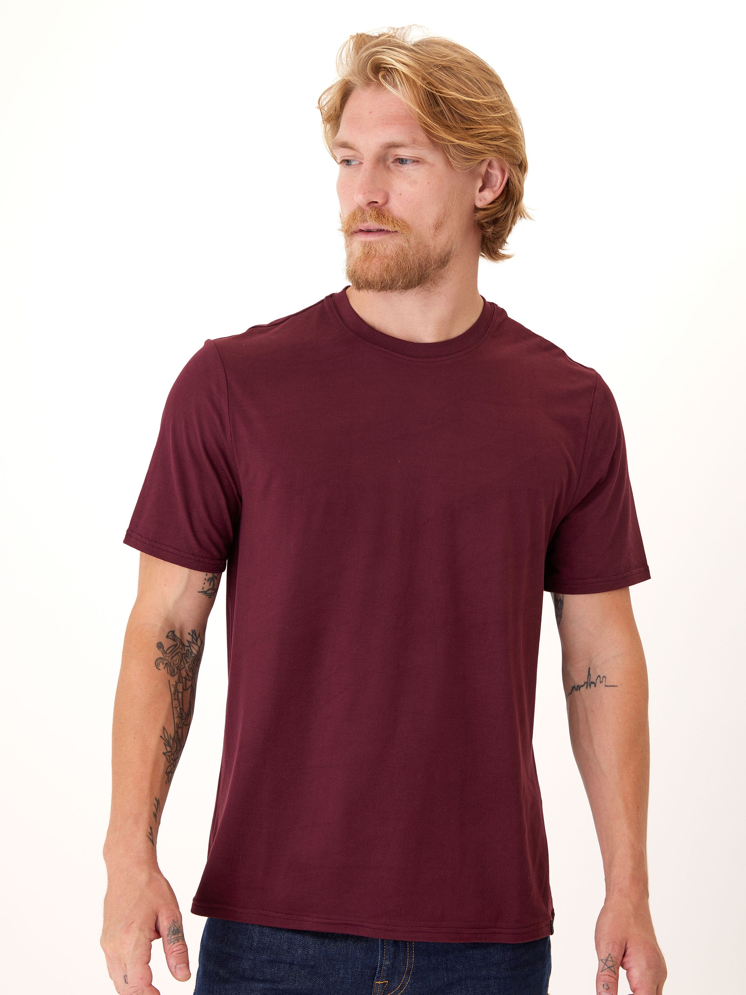 Soloman Luxe Jersey Tee Mens Tops Tshirt Short Threads 4 Thought 