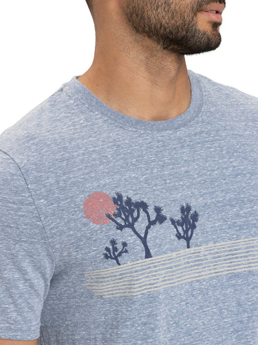 Yucca Basin Triblend Graphic Tee Mens Tops Tshirt Short Threads 4 Thought