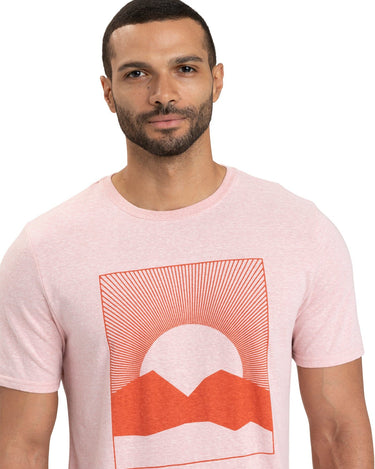 Desert Sunrise Triblend Graphic Tee Mens Tops Tshirt Short Threads 4 Thought 