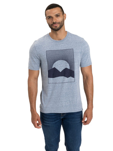 Desert Sunrise Triblend Graphic Tee Mens Tops Tshirt Short Threads 4 Thought