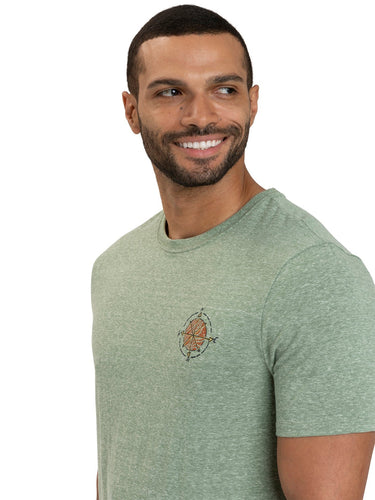 Mountain Crest Triblend Graphic Tee Mens Tops Tshirt Short Threads 4 Thought