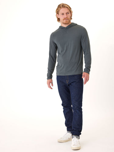 Malone Luxe Jersey Pullover T-Shirt Hoodie Mens Tops Tshirt Long Threads 4 Thought 
