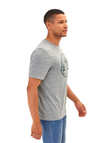 Triblend Happy Place Graphic Tee Mens Tops Tshirt Short Threads 4 Thought