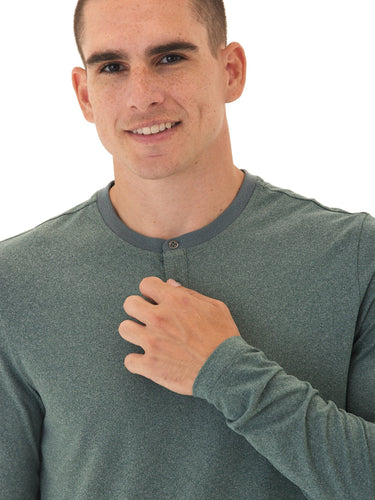 Frederick Luxe Jersey Long Sleeve 2 Button Henley Threads 4 Thought 