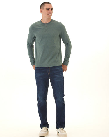 Frederick Luxe Jersey Long Sleeve 2 Button Henley Threads 4 Thought 