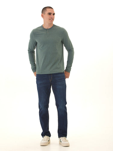 Frederick Luxe Jersey Long Sleeve 2 Button Henley Threads 4 Thought 