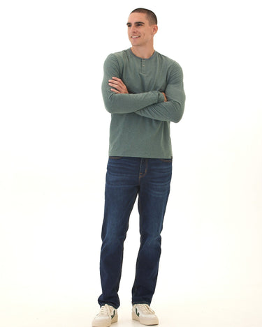 Frederick Luxe Jersey Long Sleeve 2 Button Henley Threads 4 Thought 