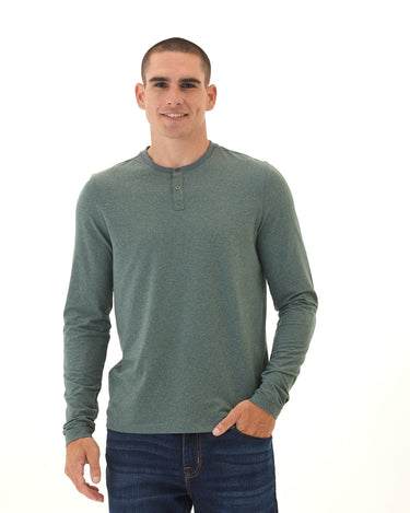 Frederick Luxe Jersey Long Sleeve 2 Button Henley Threads 4 Thought 