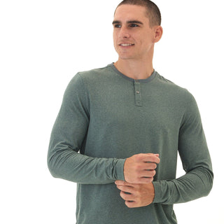 Frederick Luxe Jersey Long Sleeve 2 Button Henley Threads 4 Thought 