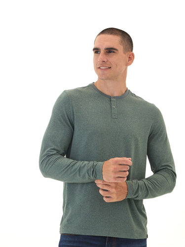 Frederick Luxe Jersey Long Sleeve 2 Button Henley Threads 4 Thought 