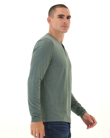 Frederick Luxe Jersey Long Sleeve 2 Button Henley Threads 4 Thought 