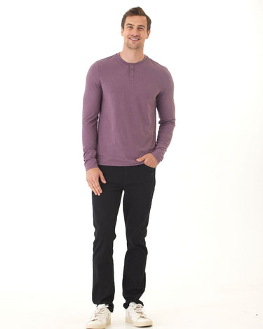 Frederick Luxe Jersey Long Sleeve 2 Button Henley Threads 4 Thought 