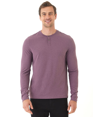 Frederick Luxe Jersey Long Sleeve 2 Button Henley Threads 4 Thought 