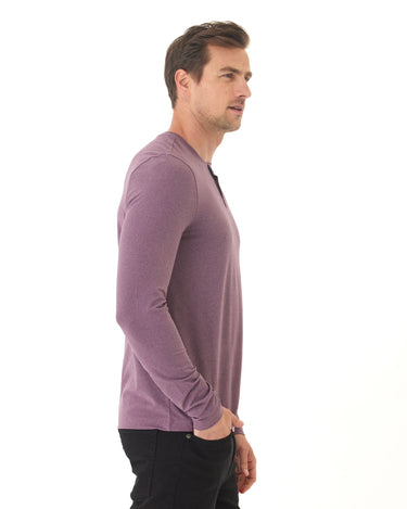 Frederick Luxe Jersey Long Sleeve 2 Button Henley Threads 4 Thought 