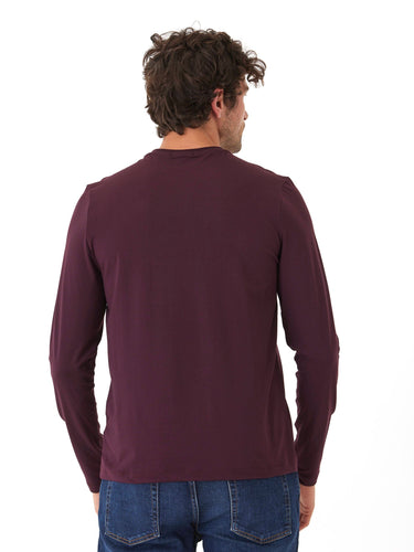 Frederick Luxe Jersey Long Sleeve Henley Mens Tops Tshirt Long Henley Threads 4 Thought 