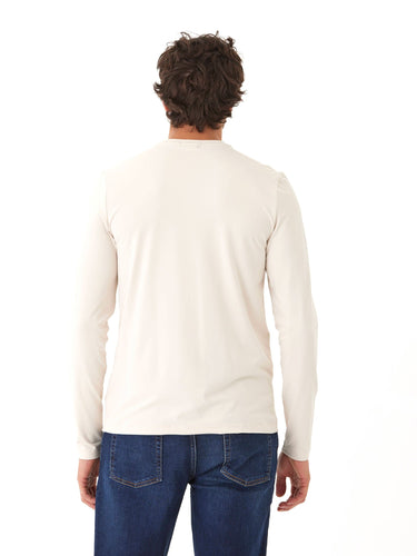 Frederick Luxe Jersey Long Sleeve Henley Mens Tops Tshirt Long Henley Threads 4 Thought 