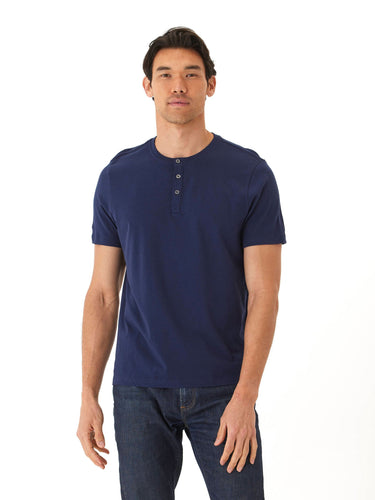 Chester Organic Cotton Henley Mens Tops Tshirt Short Henley Threads 4 Thought 
