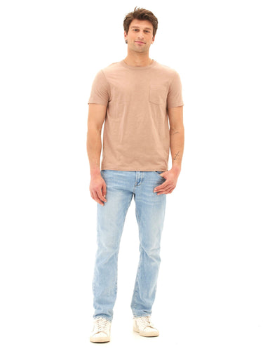Ryker Slub Jersey Pocket Tee Mens Tops Tshirt Short Threads 4 Thought 