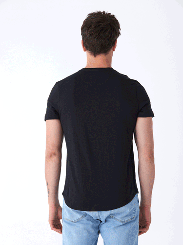 Heath Slub Jersey Short Sleeve Henley Mens Tops Tshirt Short Threads 4 Thought 