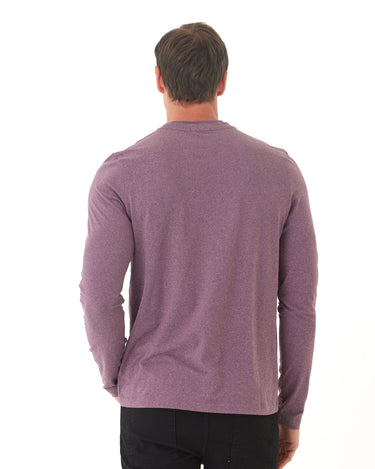 Parker Luxe Jersey Double Rib Long Sleeve Crew Mens Tops Tshirt Long Threads 4 Thought 