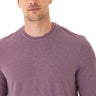 Parker Luxe Jersey Double Rib Long Sleeve Crew Mens Tops Tshirt Long Threads 4 Thought 