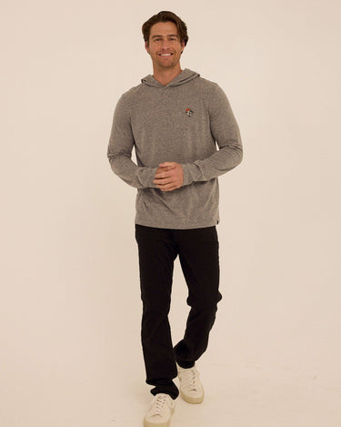 Triblend Embroidery Hoodie Tee Mens Tops Tshirt Long Threads 4 Thought 
