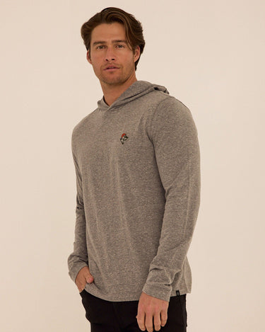 Triblend Embroidery Hoodie Tee Mens Tops Tshirt Long Threads 4 Thought 
