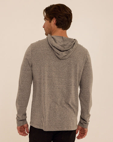 Triblend Embroidery Hoodie Tee Mens Tops Tshirt Long Threads 4 Thought 