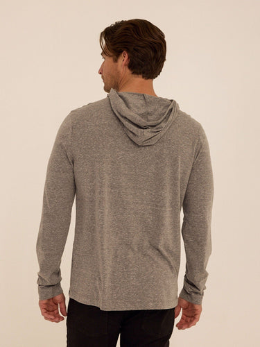 Triblend Embroidery Hoodie Tee Mens Tops Tshirt Long Threads 4 Thought 
