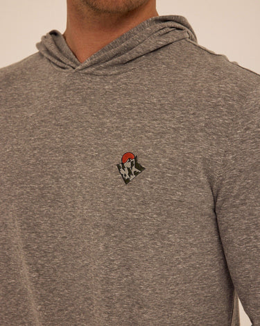 Triblend Embroidery Hoodie Tee Mens Tops Tshirt Long Threads 4 Thought 