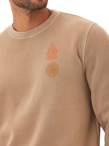 Mineral Wash Nature Explorer Crew Neck Pullover Threads 4 Thought