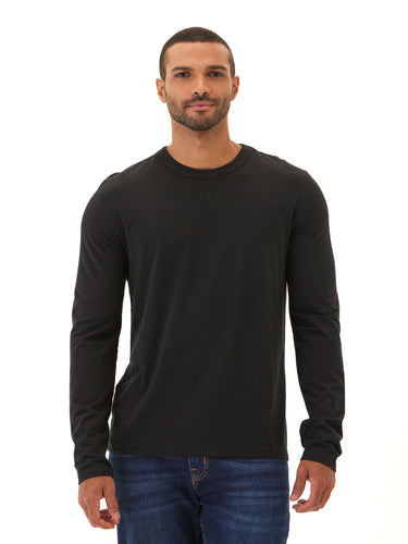 Tucker Triblend Long Sleeve Crew Mens Tops Tshirt Long Threads 4 Thought