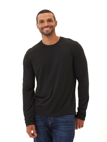 Tucker Triblend Long Sleeve Crew Mens Tops Tshirt Long Threads 4 Thought