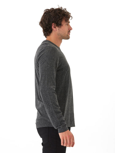 Tucker Triblend Long Sleeve Crew Mens Tops Tshirt Long Threads 4 Thought