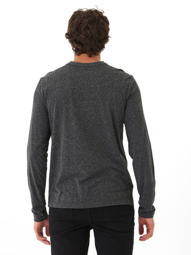 Tucker Triblend Long Sleeve Crew Mens Tops Tshirt Long Threads 4 Thought 