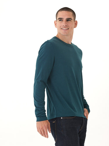 Tucker Triblend Long Sleeve Crew Threads 4 Thought