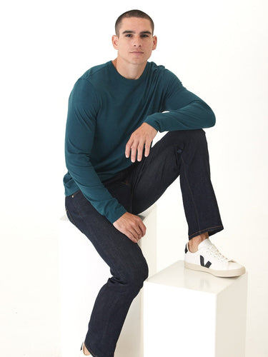 Tucker Triblend Long Sleeve Crew Threads 4 Thought