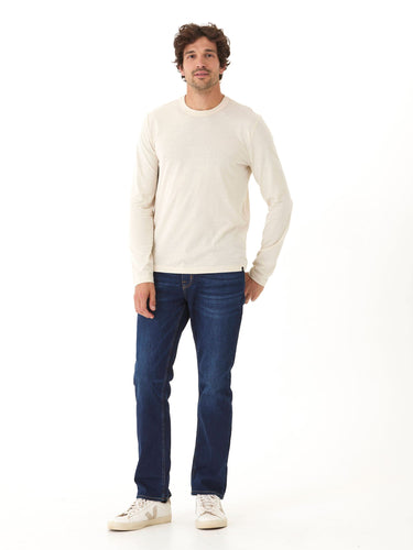 Tucker Triblend Long Sleeve Crew Mens Tops Tshirt Long Threads 4 Thought 