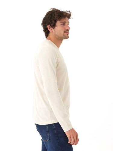 Tucker Triblend Long Sleeve Crew Mens Tops Tshirt Long Threads 4 Thought 