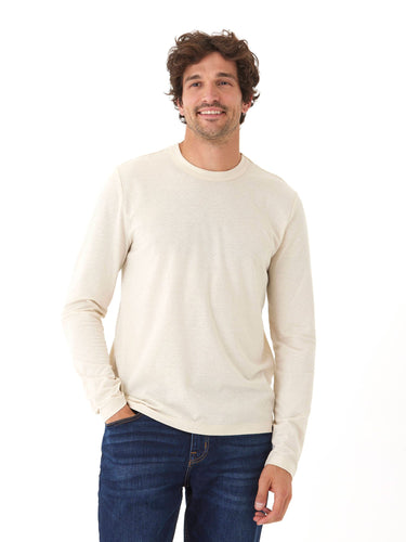 Tucker Triblend Long Sleeve Crew Mens Tops Tshirt Long Threads 4 Thought